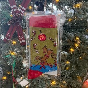 Dr. Seuss Grinch and Max Festive Socks - Red and Green